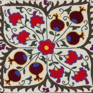 100% Cotton Cushion Cover. Embroidered Pillowcase. Uzbek Throw Pillow. Modern Lace Pillow