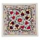 100% Cotton Cushion Cover. Embroidered Pillowcase. Uzbek Throw Pillow. Modern Lace Pillow