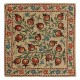 100% Silk Cushion Cover. Pomegranate Tree Design Embroidered Pillowcase