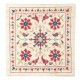Modern Cushion Cover Made of Silk. Embroidered Pillow. New Throw Pillow