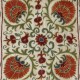Embroidered 100% Silk Cushion Cover. Elegant Home Decor. Handmade Pillowcase
