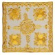Modern Cushion Cover. Yellow Color Cotton Lace Pillow. Handmade Pillowcase