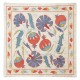 100% Silk Cushion Cover. Hand-Embroidered Pillowcase. Modern Sham. New Lace Pillow