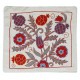 Embroidered Cotton Pillow Cover. Handmade Cushion Cover. Contemporary Accent Throw Pillow