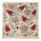Modern Cushion Cover Made of Silk. Embroidered Pillow. New Throw Pillow