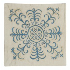Modern 100% Silk Embroidered Pillow Cover. Handmade Cushion Cover. New Accent Throw Pillow