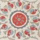 Embroidered Pillow Cover. Boho & Chic Home Decor. 100% Silk Cushion Cover