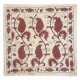 Modern Cushion Cover Made of Silk. Embroidered Pillow. Uzbek Throw Pillow