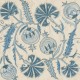 Modern 100% Silk Embroidered Pillow Cover. Handmade Cushion Cover. Blue Accent Throw Pillow