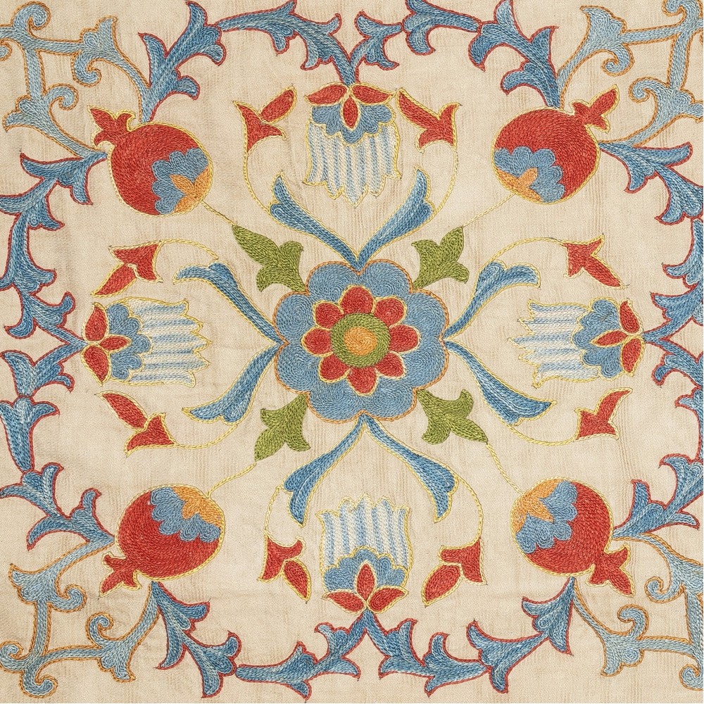 100% Silk Embroidered Cushion Cover. New Toss Pillow. Modern Lace Pillow. Handmade Pillowcase