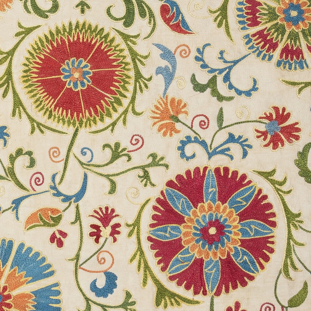Hand Embroidered 100% Silk Cushion Cover. Contemporary Lace Pillow. New Toss Pillow