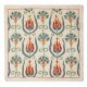 Modern Cushion Cover. 100% Silk Lace Pillow. Hand Embroidered Pillowcase. Made in Uzbekistan