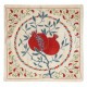 100% Silk Cushion Cover. Hand-Embroidered Pillowcase. Modern Sham. New Lace Pillow