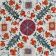 Silk Hand Embroidery Cushion Cover. Handmade Pillow. Modern Lace Pillow
