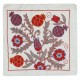 Modern Cushion Cover Made of Cotton. Embroidered Pillow. Uzbek Throw Pillow