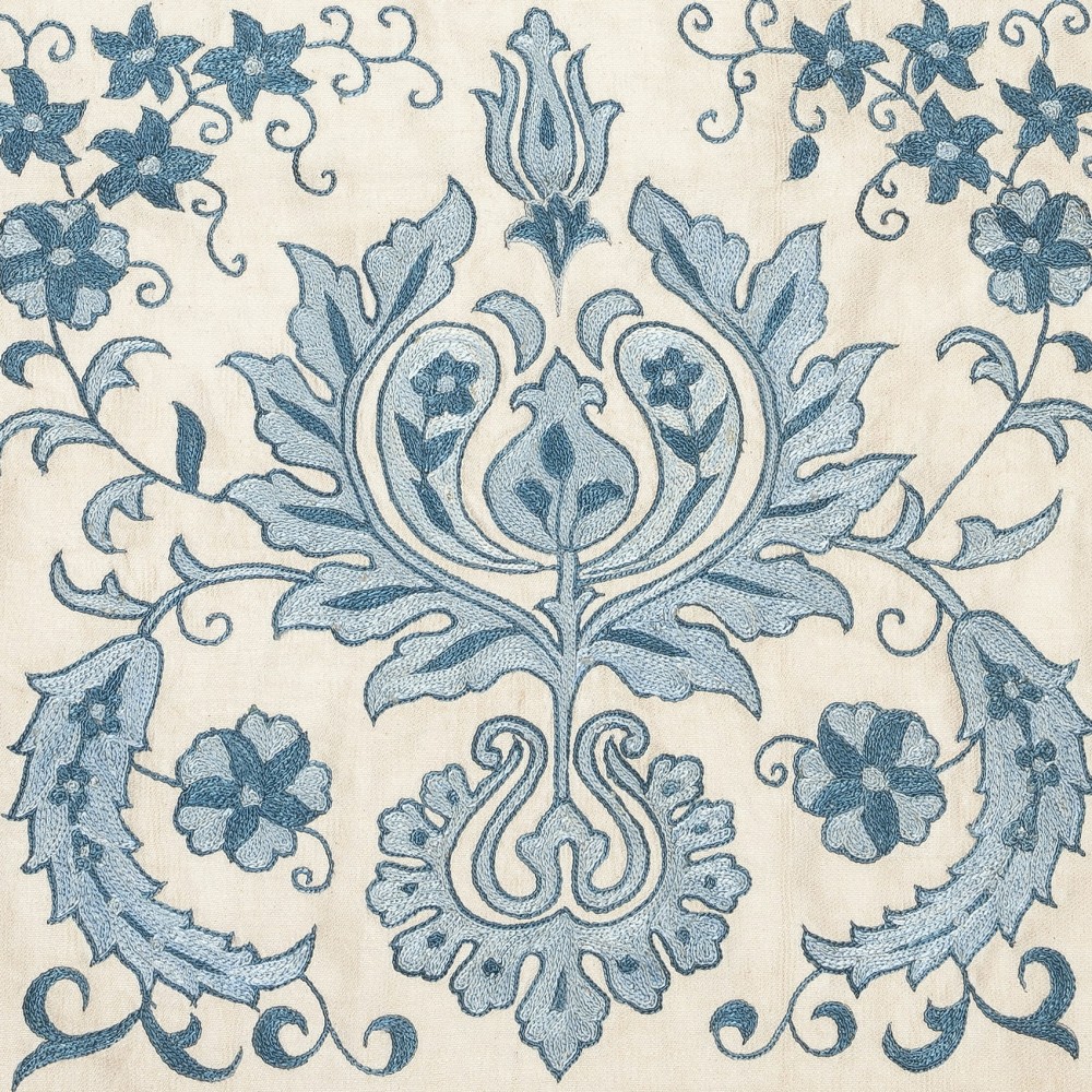 100% Silk Embroidered Cushion Cover. New Toss Pillow. Modern Lace Pillow. Handmade Pillowcase