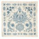 100% Silk Cushion Cover. Embroidered Pillowcase. New Throw Pillow. Modern Lace Pillow