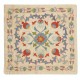 100% Silk Cushion Cover. Contemporary Lace Pillow. Embroidery Toss Pillow