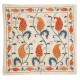 100% Silk Cushion Cover. Hand-Embroidered Pillowcase. Luxury Lace Pillow