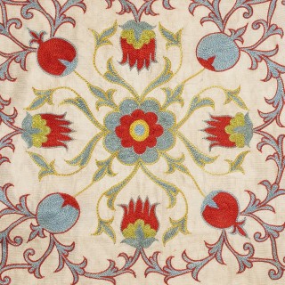 Embroidered Pillow Cover. Boho & Chic Home Decor. 100% Silk Cushion Cover Embroidered Pillow Cover. Boho & Chic Home Decor. 100% Silk Cushion Cover