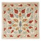 Modern Cushion Cover Made of Silk. Embroidered Pillow. New Throw Pillow