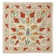 Contemporary Throw Pillow. 100% Silk Cushion Cover. Hand Embroidery Pillowcase