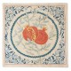 Hand Embroidered 100% Silk Cushion Cover. Modern Lace Pillow. New Toss Pillow