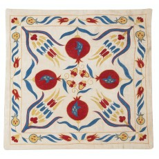 Modern 100% Silk Embroidered Pillow Cover. Handmade Cushion Cover. New Accent Throw Pillow