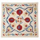 Modern 100% Silk Embroidered Pillow Cover. Handmade Cushion Cover. New Accent Throw Pillow