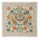 100% Silk Cushion Cover. Hand-Embroidered Pillowcase. Modern Sham. New Lace Pillow