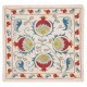 Modern Cushion Cover Made of Silk. Embroidered Pillow. Uzbek Throw Pillow
