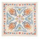 Contemporary Throw Pillow. 100% Silk Cushion Cover. Hand Embroidery Pillowcase