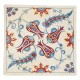 Modern Cushion Cover Made of Silk. Embroidered Pillow. New Throw Pillow