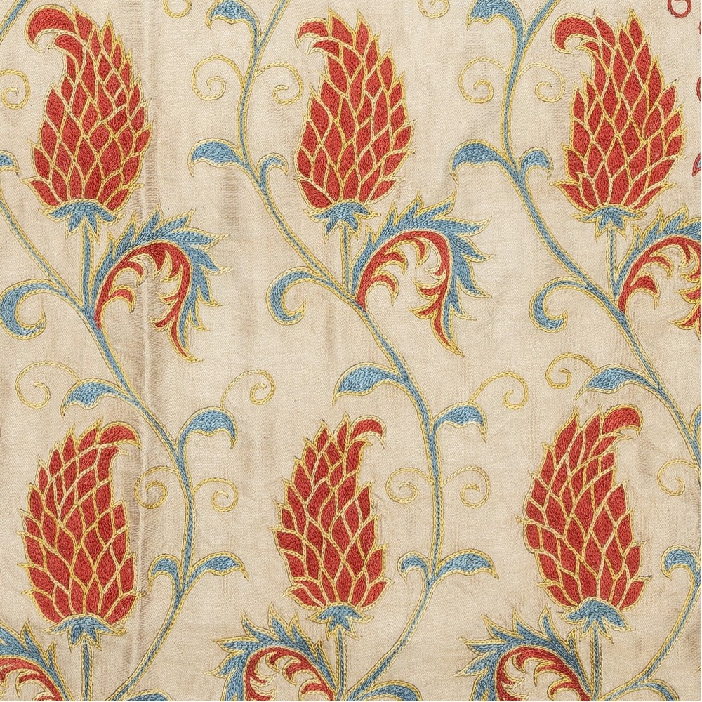 100% Silk Cushion Cover. Contemporary Lace Pillow. Embroidery Toss Pillow