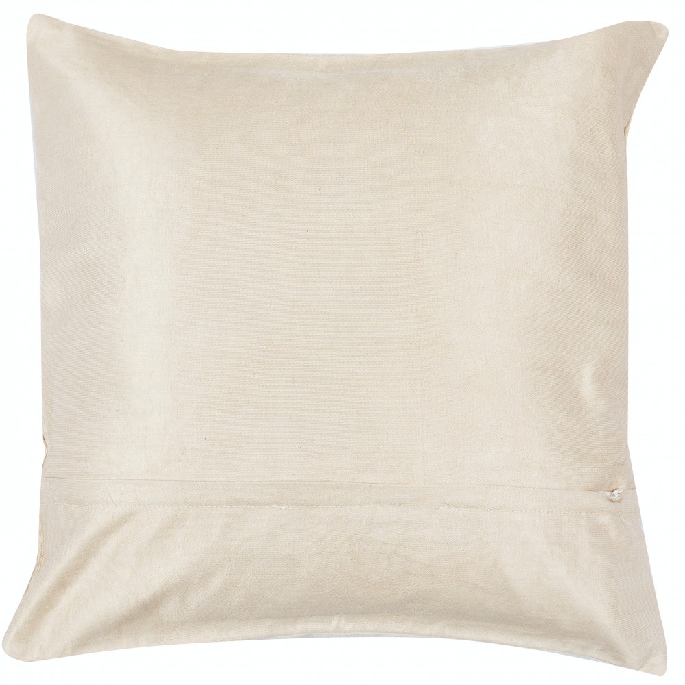 100% Cotton Cushion Cover. Contemporary Lace Pillow. Embroidery Toss Pillow