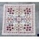 Embroidered Wall Hanging. Cotton Tablecloth. Handmade Sofa Spread. Modern Throw