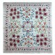 Embroidered Wall Hanging. Cotton Tablecloth. Handmade Sofa Spread. Modern Throw