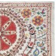 Needlework Wall Art. Embroidered Silk Wall Hanging. Modern Tablecloth. New Bed Cover