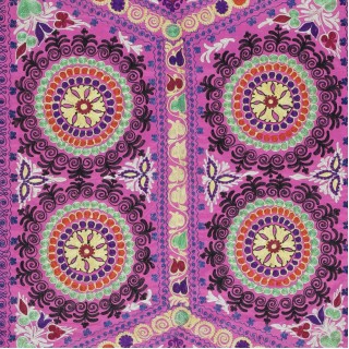 Embroidered Silk & Cotton Wall Hanging. Pink Bed Cover. New Tablecloth. Colorful Sofa Throw Embroidered Silk & Cotton Wall Hanging. Pink Bed Cover. New Tablecloth. Colorful Sofa Throw