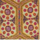 Embroidered Silk & Cotton Wall Hanging. Yellow Bed Cover. Modern Tablecloth. New Sofa Spread. Colorful Throw