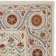 Embroidered Silk Wall Hanging. Modern Table Cover. New Bedspread. Authentic Sofa Throw