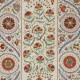 Embroidered Silk Wall Hanging. Modern Table Cover. New Bedspread. Authentic Sofa Throw