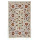 Embroidered Silk Wall Hanging. Modern Table Cover. New Bedspread. Authentic Sofa Throw