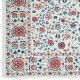Embroidered Silk Wall Hanging. Modern Table Cover. New Bedspread. Authentic Sofa Throw