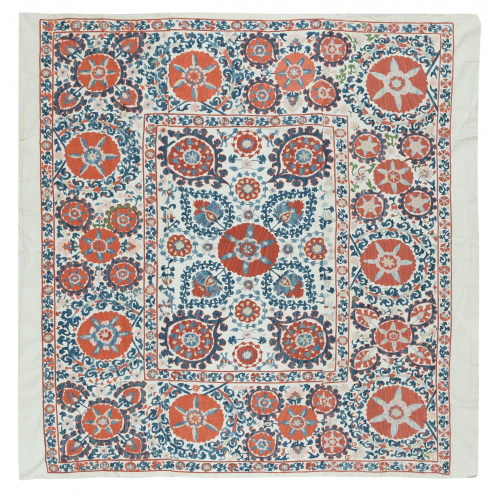Embroidered Silk Wall Hanging. Modern Tablecloth. Decorative Bed Cover. New Sofa Throw