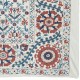 Hand Embroidered Silk Wall Hanging. Modern Tablecloth. Decorative Bed Cover. New Sofa Throw