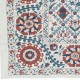 Hand Embroidered Silk Wall Hanging. Modern Tablecloth. Decorative Bed Cover. New Sofa Throw