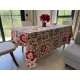 Embroidered Silk Bed Cover. Uzbek Table Cover. Vintage Bedspread