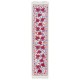 Embroidered Cotton Wall Hanging. Pomegranate Tree Design Table Runner. Modern Wall Decor