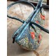 100% Silk Hand Embroidered Bag. Brand New Modern Suzani Handbag. Handmade Purse